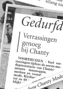 Gedurfd - verrassingen genoeg bij Chanty Mode 